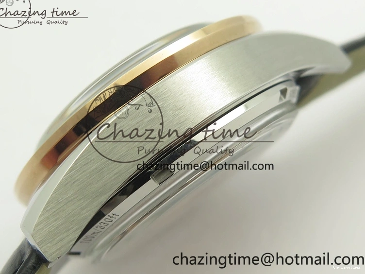 0410 Neat Speedmaster ’57 Co-Axial SS RG OMF 1:1 Best Edition Black Dial On Leather Strap A9300 (Free Leather Strap) 8067